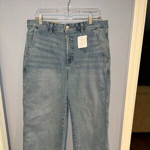 L.L. Bean 207 Vintage Jeans, Wide Leg, High-Rise, 14 Reg, Women's , NWT